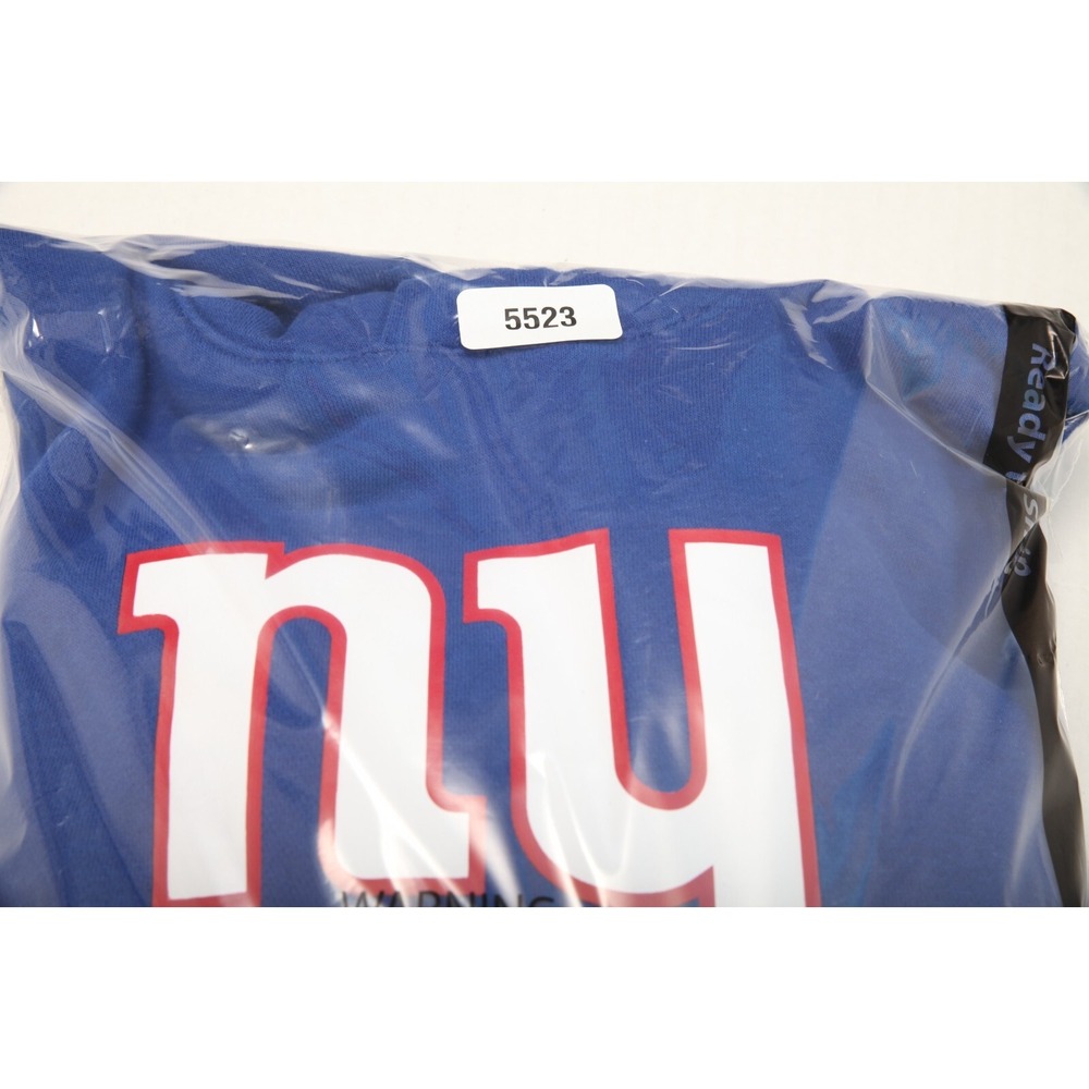 The New York Giants Hoodie Medium Blue Red Nike NFL Team Issued - Picture 13 of 13